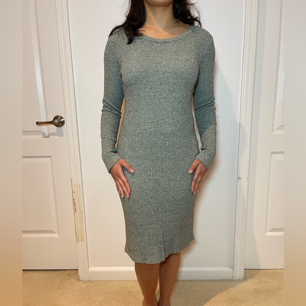 Hello Miz Knit Long Sleeve Dress